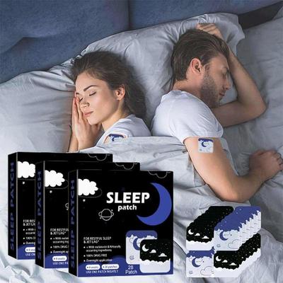 Cerotti per sonno profondo migliorati per adulti, morbidi e traspiranti per donne e uomini, alleviano l'insonnia, l'irritabilità, l'ansia, migliorano il sonno