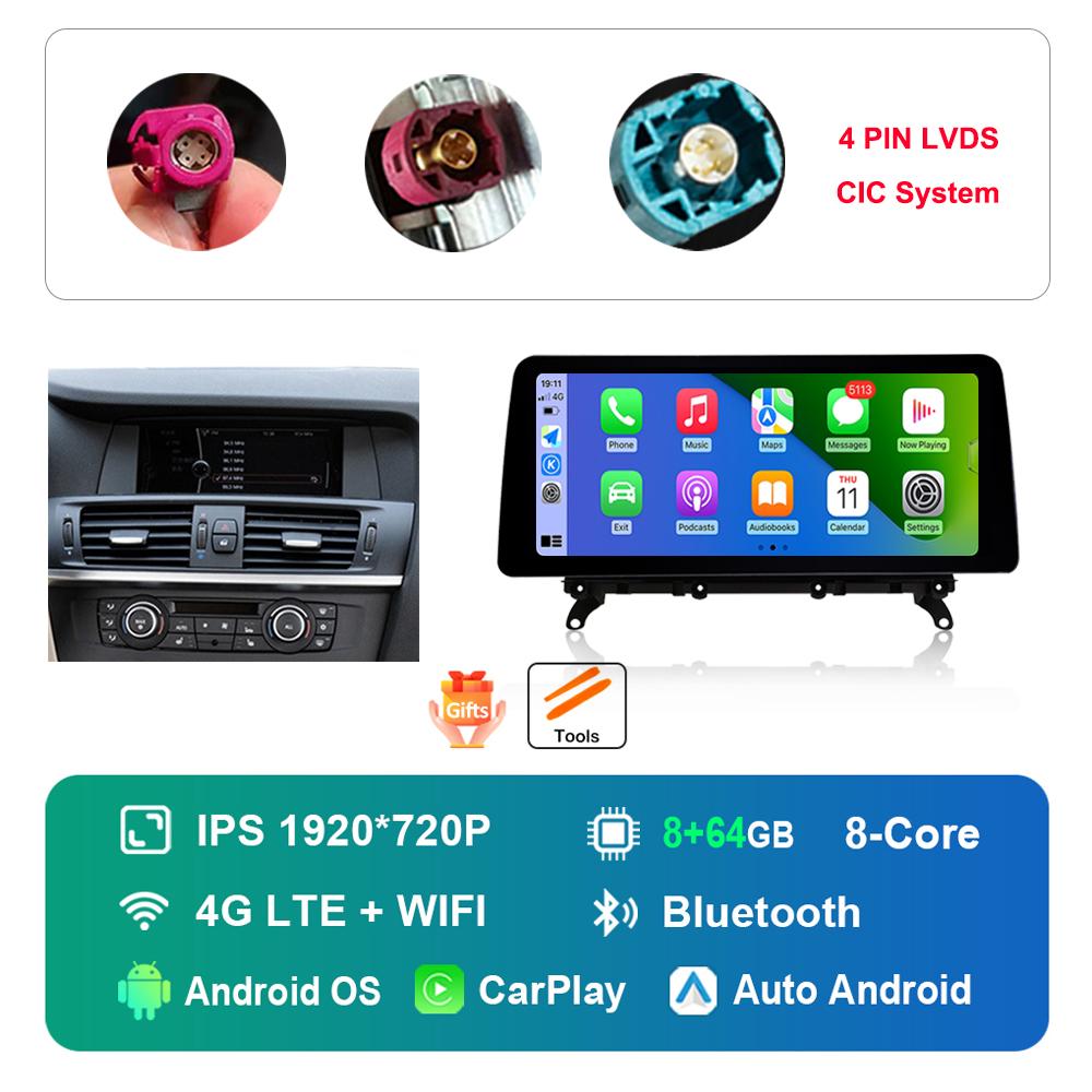12.3 Inch for BMW 7 Series F01 F02 CIC NBT System DSP Stereo GPS HD Touch Screen Android Car Radio Multimedia Player GPS