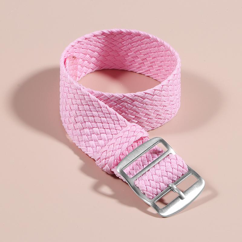 14mm 16mm 18mm 20mm 22mm Woven Nylon Watch Straps Fabric Bracelet for Omega Replacement Watch Band Silver Metal Buckle Wristbelt