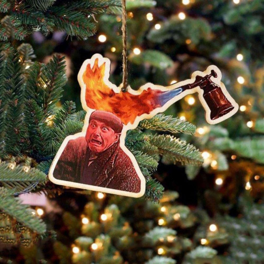 

Decorative Funny Barry Santa Pendant Acrylic Christmas Tree Decoration Christmas Trees
