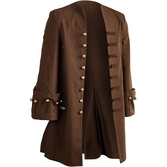 Captain Jack Steampunk Piratenmantel für Halloween Cosplay