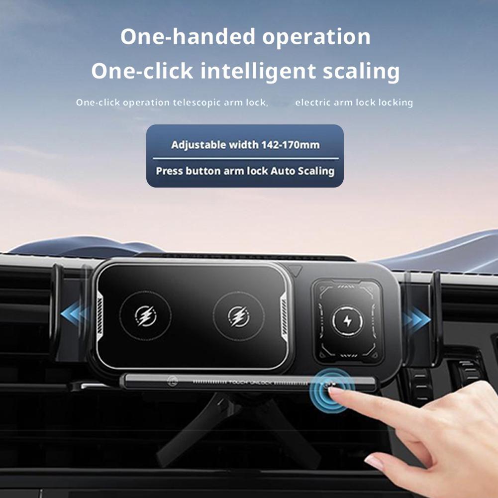 15W Universal Car Phone Wireless Charger Holder 360. 16 15 3 Z Mount 5 For Samsung Fold Galaxy C9T9