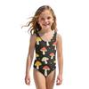Maiô Infantil de Peça Única Verão Moda Casual Sem Mangas com Estampa de Cogumelos Adequado para Praia Piscina Atividades Aquáticas