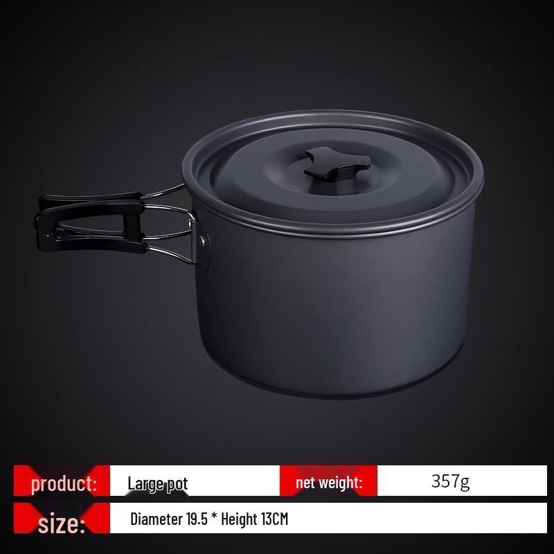 

ZISIZ Outdoor Cooking Pot Large