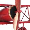 Wrought Iron Metal Biplane Ornament Moving Vintage Aircraft Decor  Home Decoration