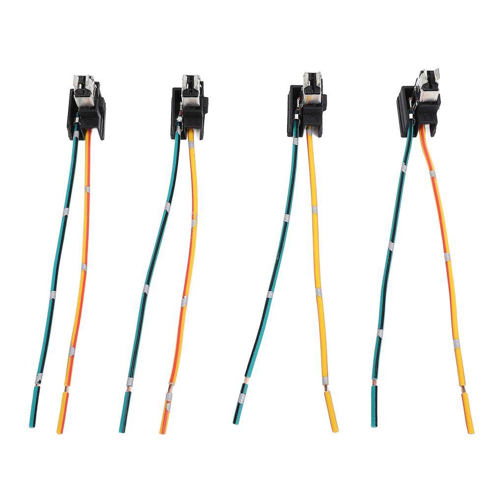 4 STÜCKE Scheinwerfer-Verkabelungsstecker DC12 bis 24V Scheinwerfer-Sockelkabelbaum für H1 Buchse