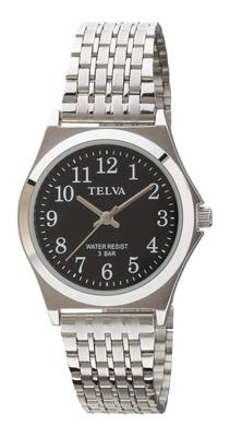 Analog Waterproof Metal Band Watch Silver [Clepha] TE-AM150-BKS Men's