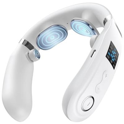 Liaolee 2025 New Design Neck Care Relaxer (Wide Effect of Heating, Vibration, EMS & TENS) with Japanese Voice Guidance, Lightweight, Refreshes Neck, R
