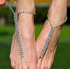 Exquisite Rhinestone Crystal Anklet - Versatile European & American Style Jewelry