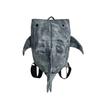Sac à dos forme Requin-baleine drôle Y2K Sac à dos durable grande capacité Femmes Hommes Mignon Dessin animé d'extérieur Sac de voyage Sac d'école pour étudiant