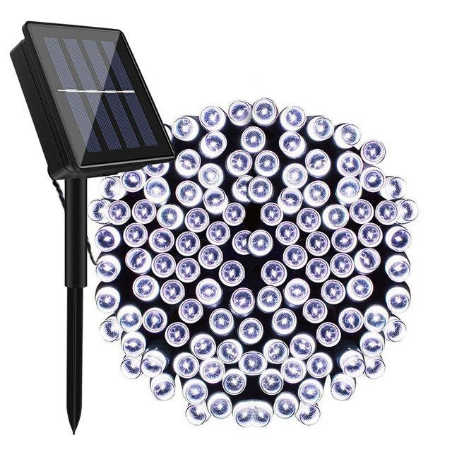 9.5M/12M/22M/32M Outdoors Solar String Light 8 Modes Solar Lamp Waterproof for Gardens Wedding Party Valentines Christmas Tree Decoration