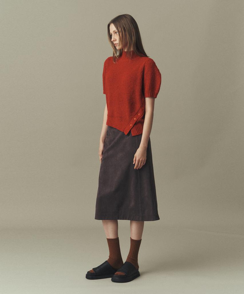 AHWE Half Sleeve Sweater_Red