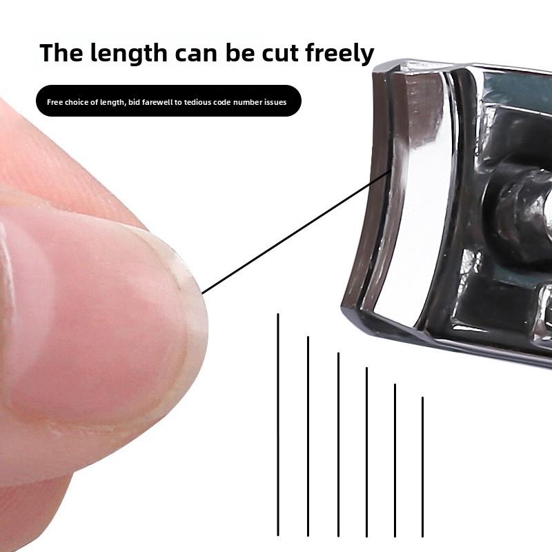 Lockige Nagelorthese Nickel-Chin-Legierung Memory-Rückprall Positiver Nagelkleber Nagelfalz Eingelegter Nagel Positiver Nagelpflaster Zehennagel Langes Fleisch