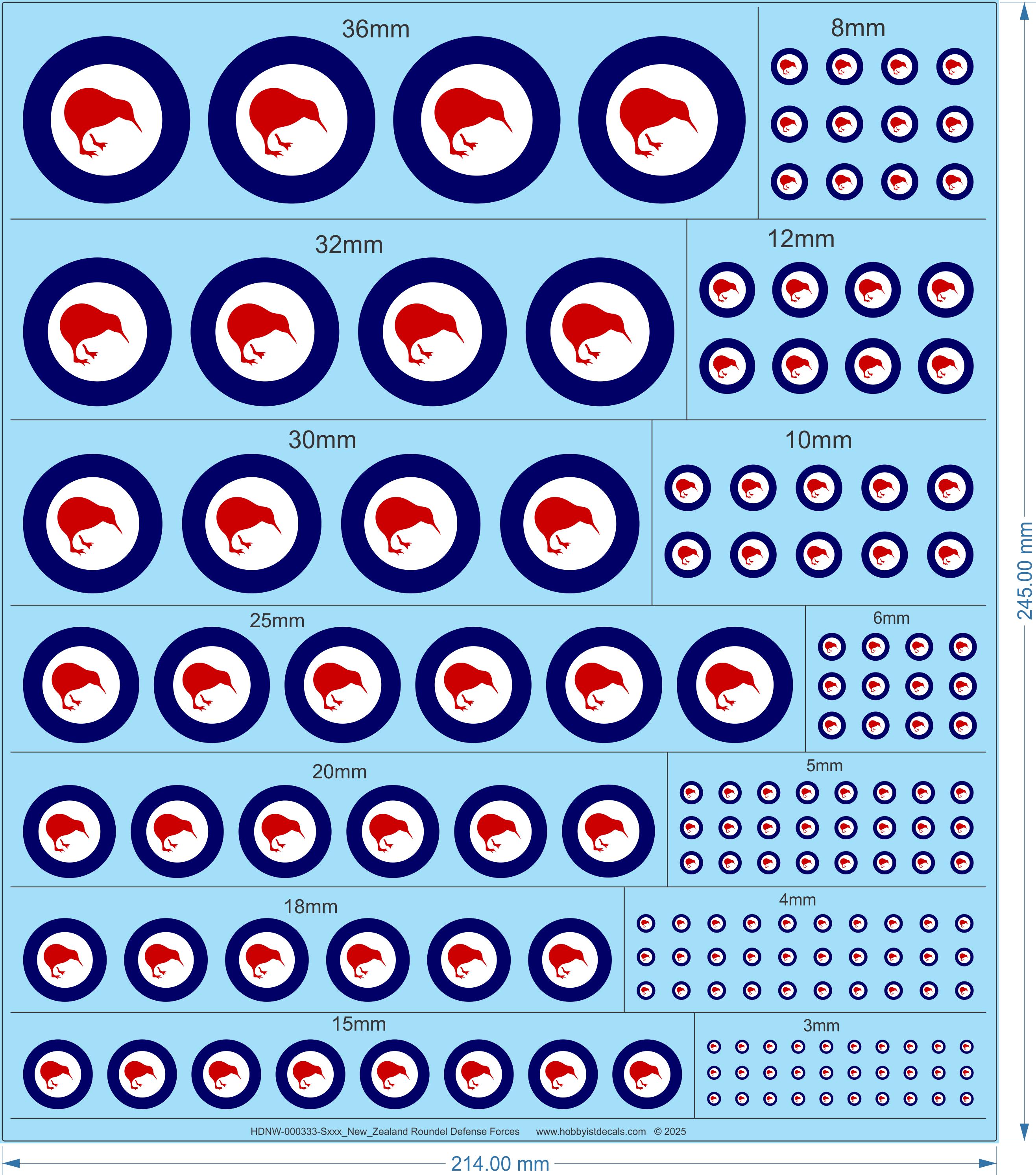 NewZealand Roundel Defense Forces