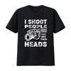 Fotografie Ich Fotografiere Leute Unisex Lustiges Fotografen T-Shirt Kameraobjektiv Witz Top Vintage Gewaschen Vielseitig Mann Streetwear