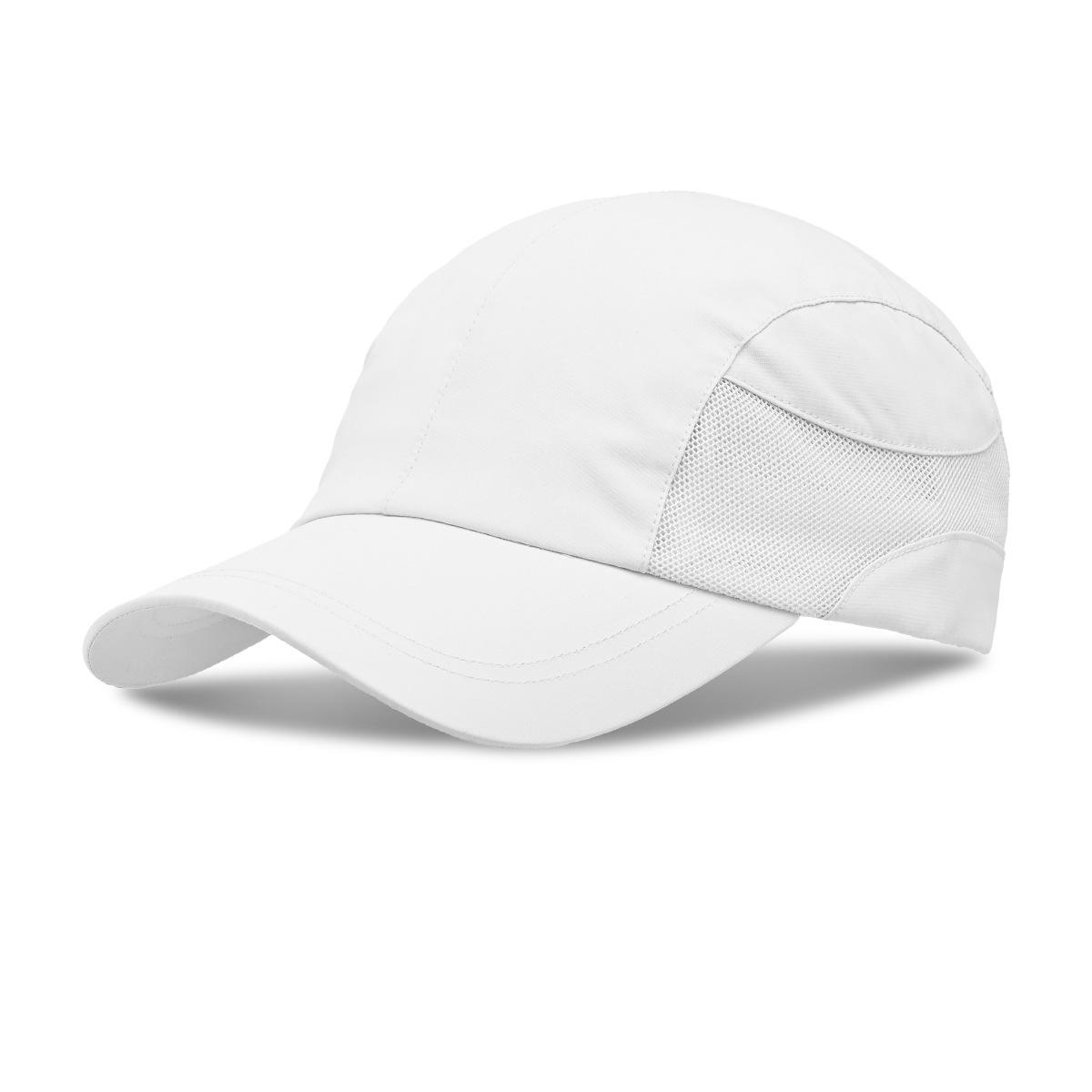 Lightweight Breathable  with Mesh Patchwork Sun Hat for Men and Women, Quick-Dry Mesh Baseball Cap белый