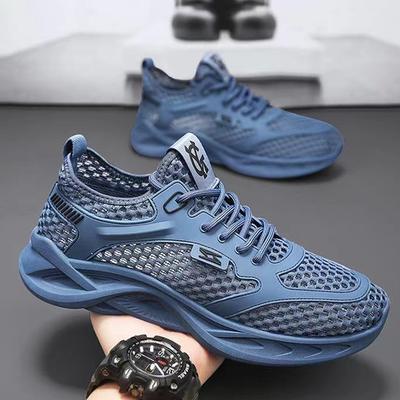 Sandale pentru bărbați cu plasă respirabilă, noi pentru tineri, pantofi sport la modă, ușori, cu goluri, în aer liber, pantofi sport casual