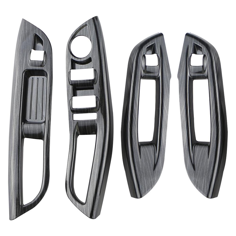 Pro Ford Focus 3 MK3 2015 2016 2017 2018 LHD Panel rámečku ovladače oken dveří Dekorační kryt Ozdobná nálepka Interiérové doplňky