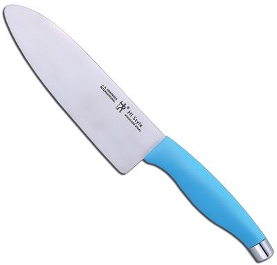Henckels Style Mini Maru Knife Blue 130mm Made In Knife Stainless Steel Dishwasher Safe Made In Seki Gifu Prefecture Japanese "HI Japan" Children's
