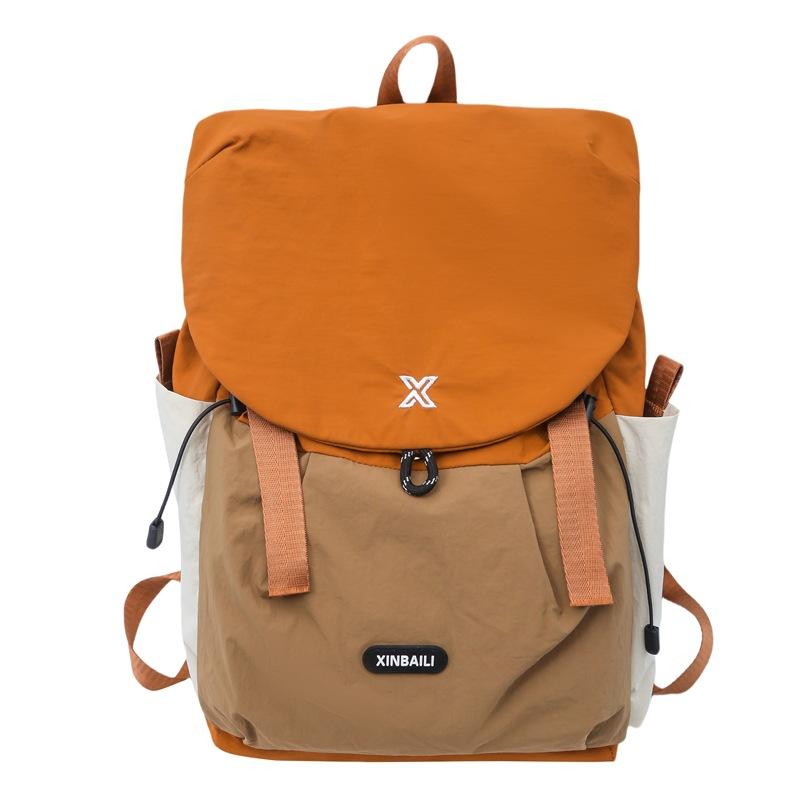 

Lightweight Backpack Workwear Large Capacity Junior High School Students School Bag Outdoor Travel Commuter Ultra-light Backpack 36-55L оранжевый