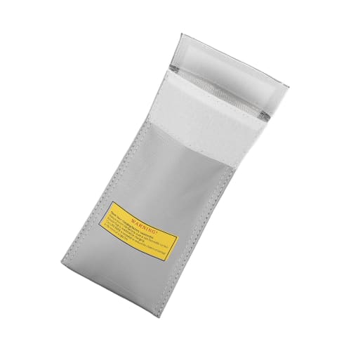 Atyhao Fireproof Bag, Easy-to-Use LiPo Battery Bag, LiPo Battery Storage Bag for Home Use, 10x20cm, Fireproof Material, Battery Storage