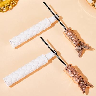 1/2Pcs 4g Women Mascara Waterproof Long Lasting Smudge-proof Fast Dry Lengthening Thickening Curling Eyelashes Cream Eye Makeup Tool
