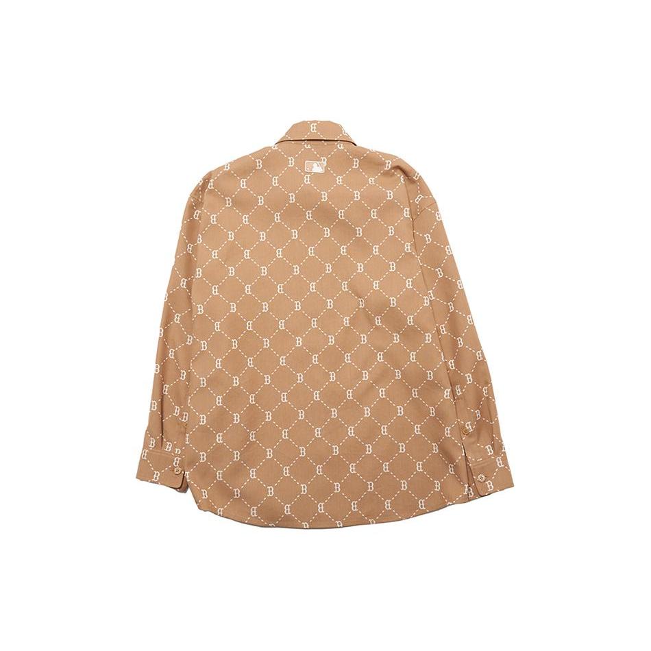 New MLB Boston Red Sox SS24 Shirt Unisex Light Camel 3AWSM0541-43CAL