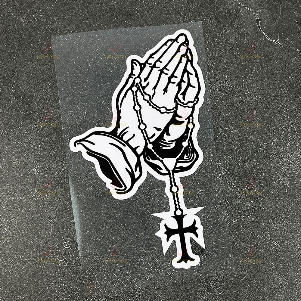 1pc Praying Multiple Colors Motocycle Stickers Waterproof for Fairing Fender Car Windows Body Scooter Universal Vinyl Decals