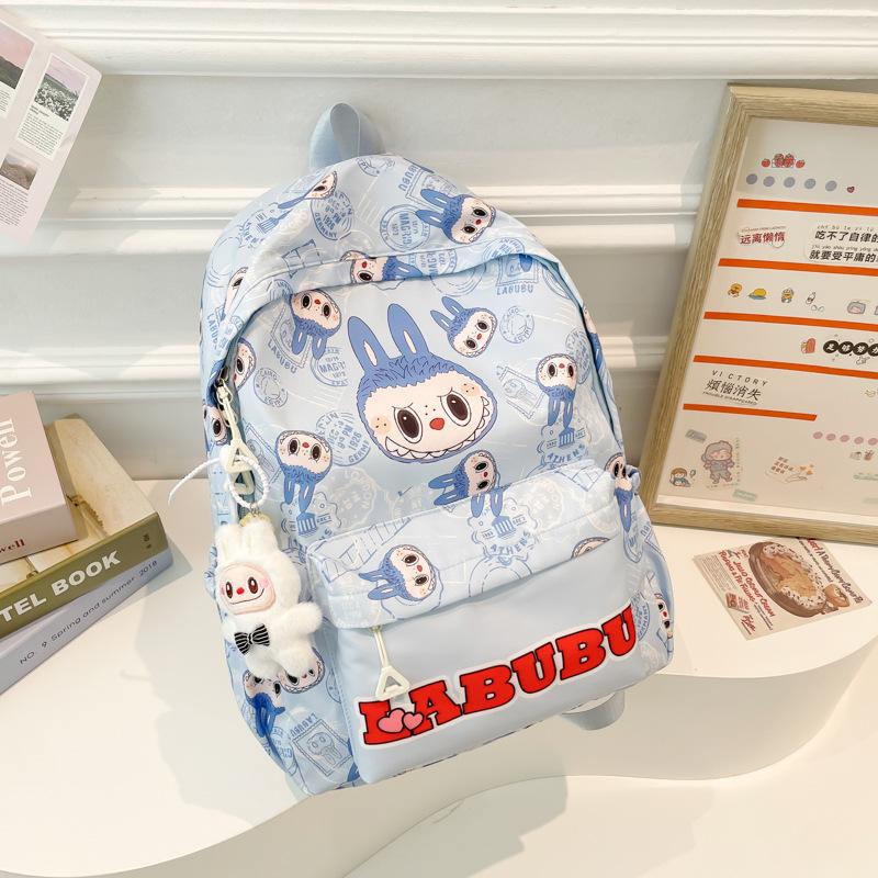 School Bag Cartoon New Trend Backpack Large Capacity Exquisite Printing Student Ultra Light