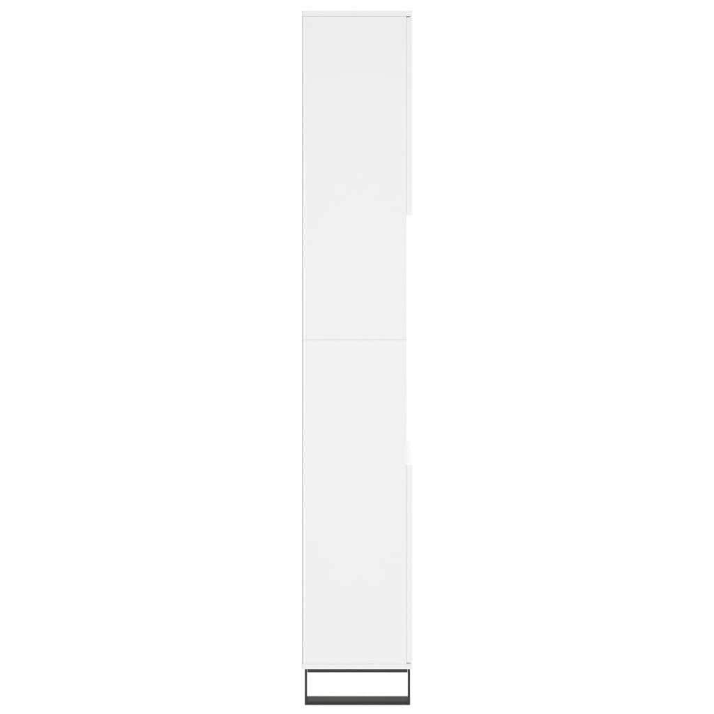 Bathroom Cabinet White 30x30x190 Cm Particleboard