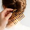 Plastic Ushaped Hairpin With Seven Tines For Lazy Bun Styling Women