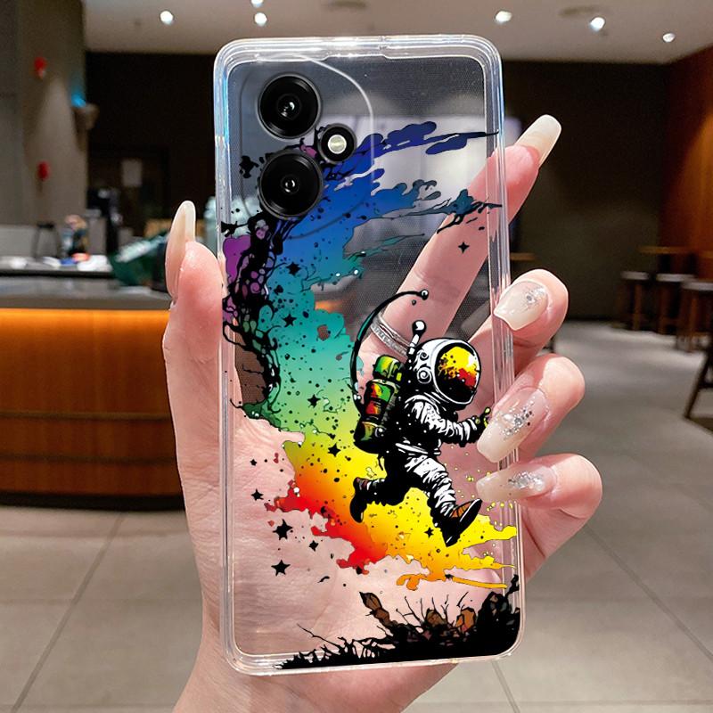 For Honor 400 5G Global Case DNY-NX9 Clear Soft TPU Silicone Butterfly Flower Cover For Huawei Honor400 Pro 5G Phone Shell Funda
