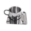 304 Stainless Steel Tea Cup Set Heat Resistant Water Cup High-end Coffee Cup Set  Restaurant