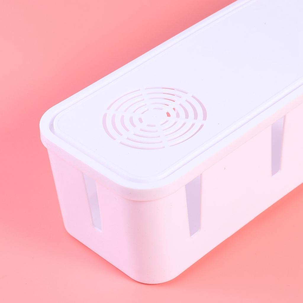 Home Cable Storage Box Desktop Wall Corner Placement High Quality Dissipation Safe Design Plug Socket Safety Box