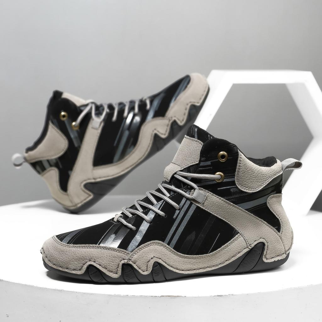 Independent Station Hot-selling Martin Boots Autumn and Winter Explosion High-top Octopus Men's Shoes Men's Casual Short Boots