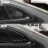 Versatile Car Rear Window Louver Shutter Cover Trim For Malibu 2016 2017 2018 2019 Window Side Vent Trim Glossy Black