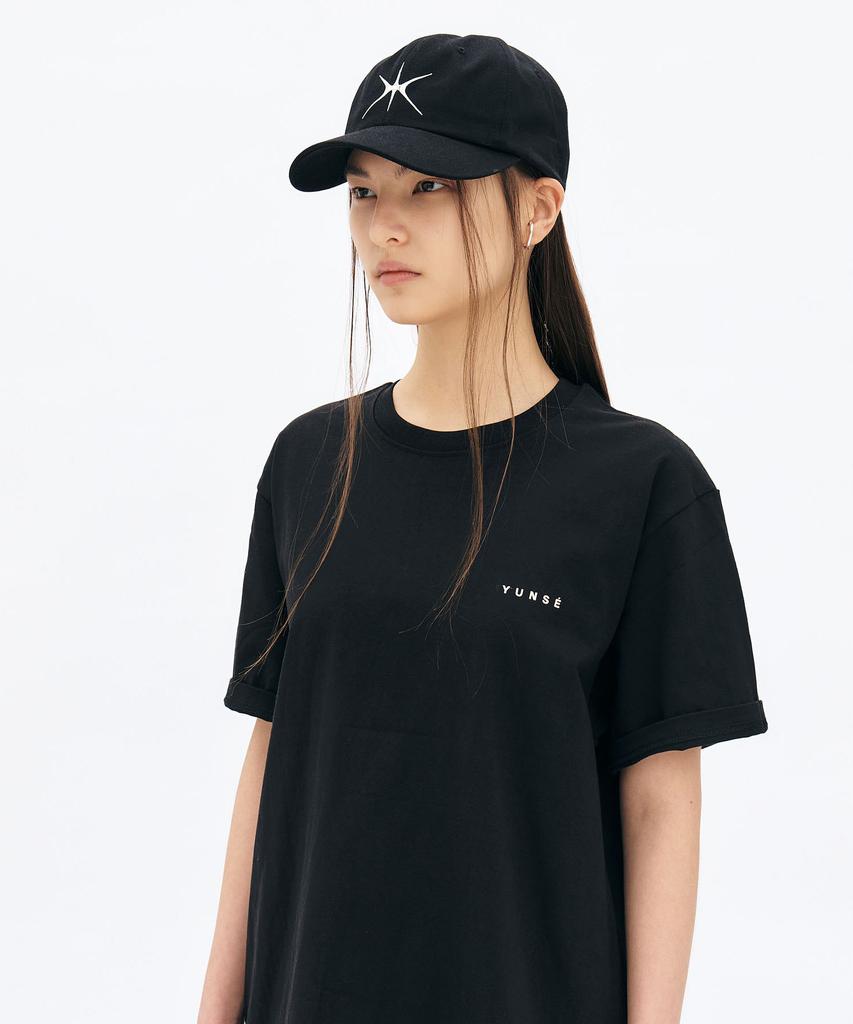 Yunse Hatch Cotton Cap (Black)