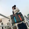 Waterproof Male Tote Bag Large Capacity Nylon Duffle Bag Zipper Men Shoulder Bag  Streetwear