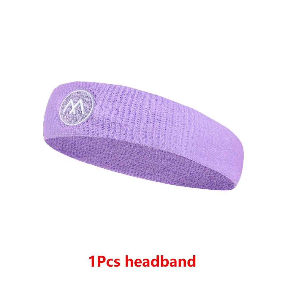 Exercise Headband Wristband Set Gym Sweatband for Men Women Comfortable Yoga Tennis Workout Weight Loss Fitness