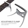 Silver Guitar Capo with Adjustable Screw, Durable and Rust-Resistant Metal Capo for Acoustic, Classical, and Electric Guitars, Universal Guitar Capo