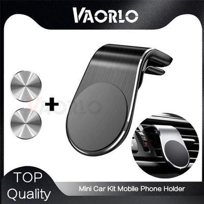 VAORLO Support de téléphone magnétique universel pour voiture Mini support GPS pour téléphone portable avec autocollant magnétique