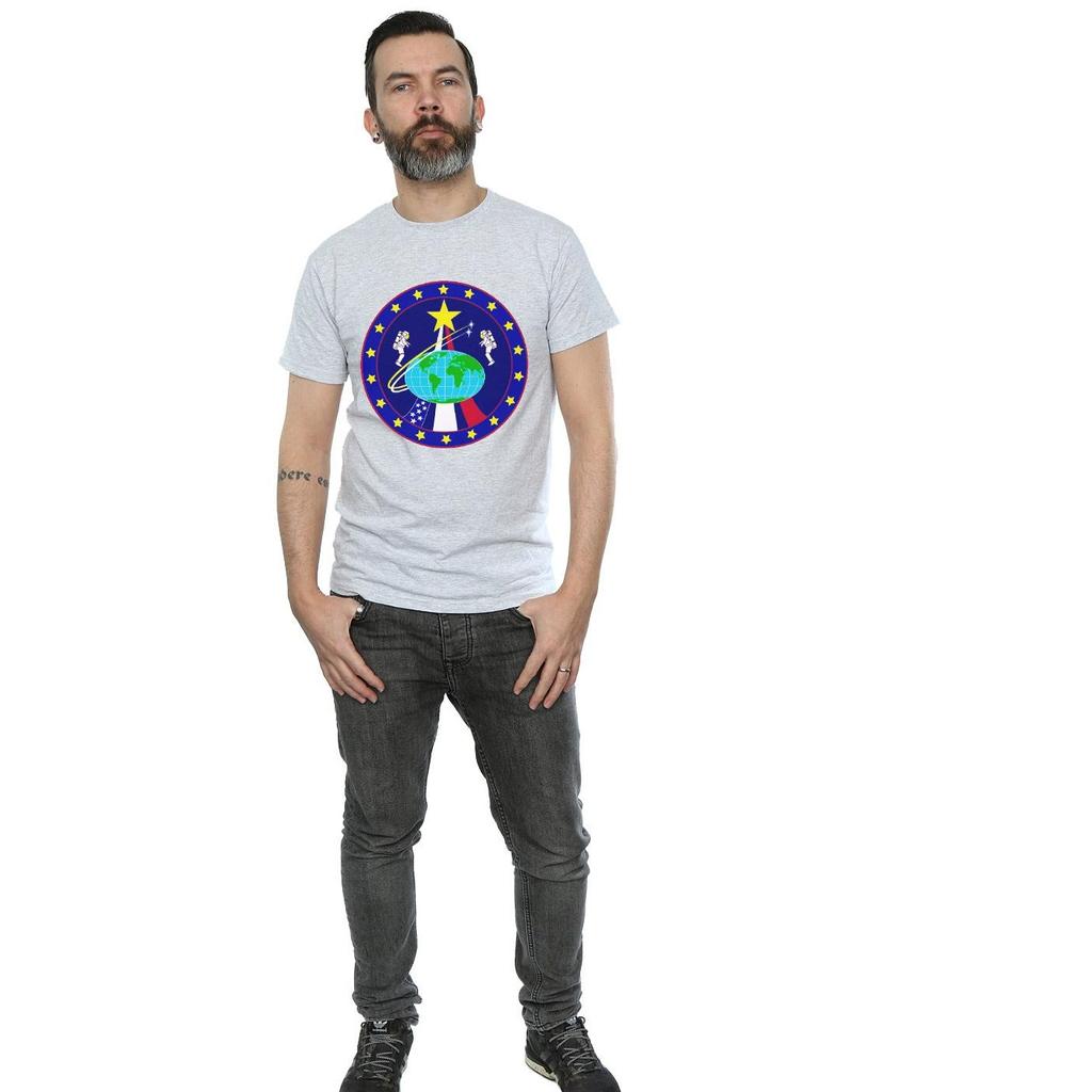 NASA Mens Classic Globe Astronauts T-Shirt