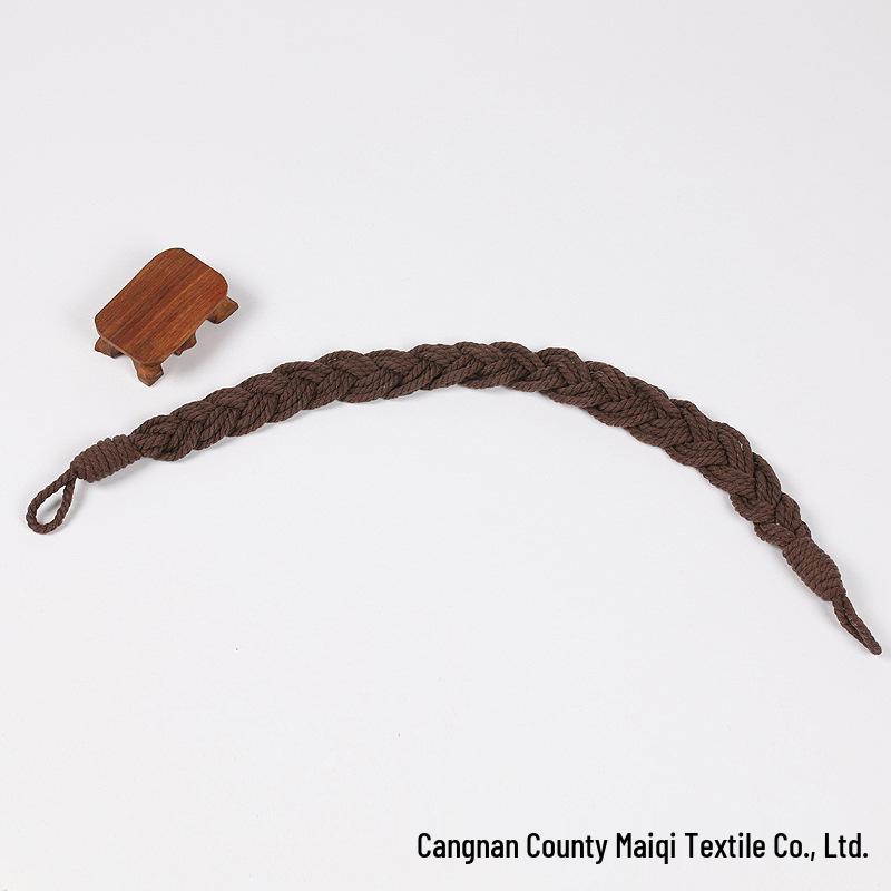 Handmade Braided Curtain Tiebacks - Modern Minimalist Style