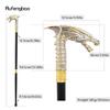 Golden White Dragon Head Fashion Walking Stick Decorative Stick Cospaly Vintage Party Fashionable Walking Cane Crosier 94cm