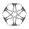 Guitar Cables Effect Pedal Cables 6.35mm 1/4” Connectors Guitar Pedal Instrument Cable For Electric Bass Speaker Amplifier