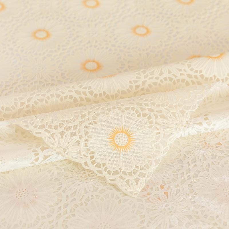 Factory Direct Sales Internet Celebrity Tablecloth Leave-In Waterproof, Oil-Proof And Scalding Rectangular Dining Table Cloth Tablecloth Lace Coffee