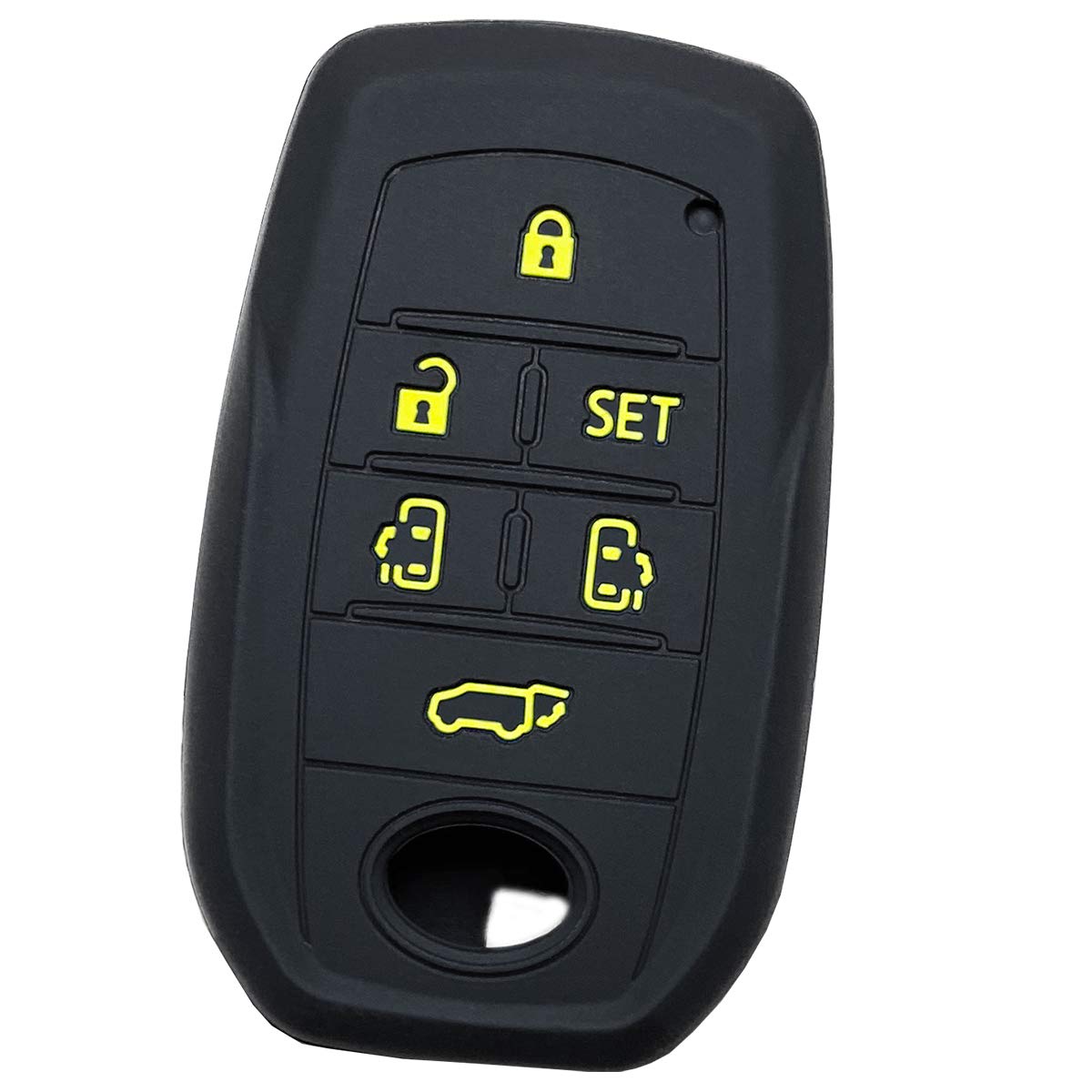 

[IKT] Silicone cover for smart keys for Toyota vehicles Black Yellow/Alphard/Vellfire/For cars with power back door/S C package/S TYPEGOLD/ALPHAR