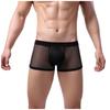 Men's Sexy Underwear Breathable Mesh Underwear Middle Waist Men Leisure Sports