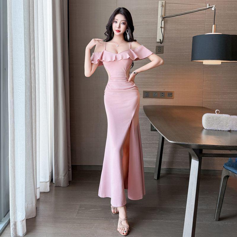 Elegant Evening Gown - Nightclub Pure Desire: Sexy, Slimming, Flattering Dress for Women L