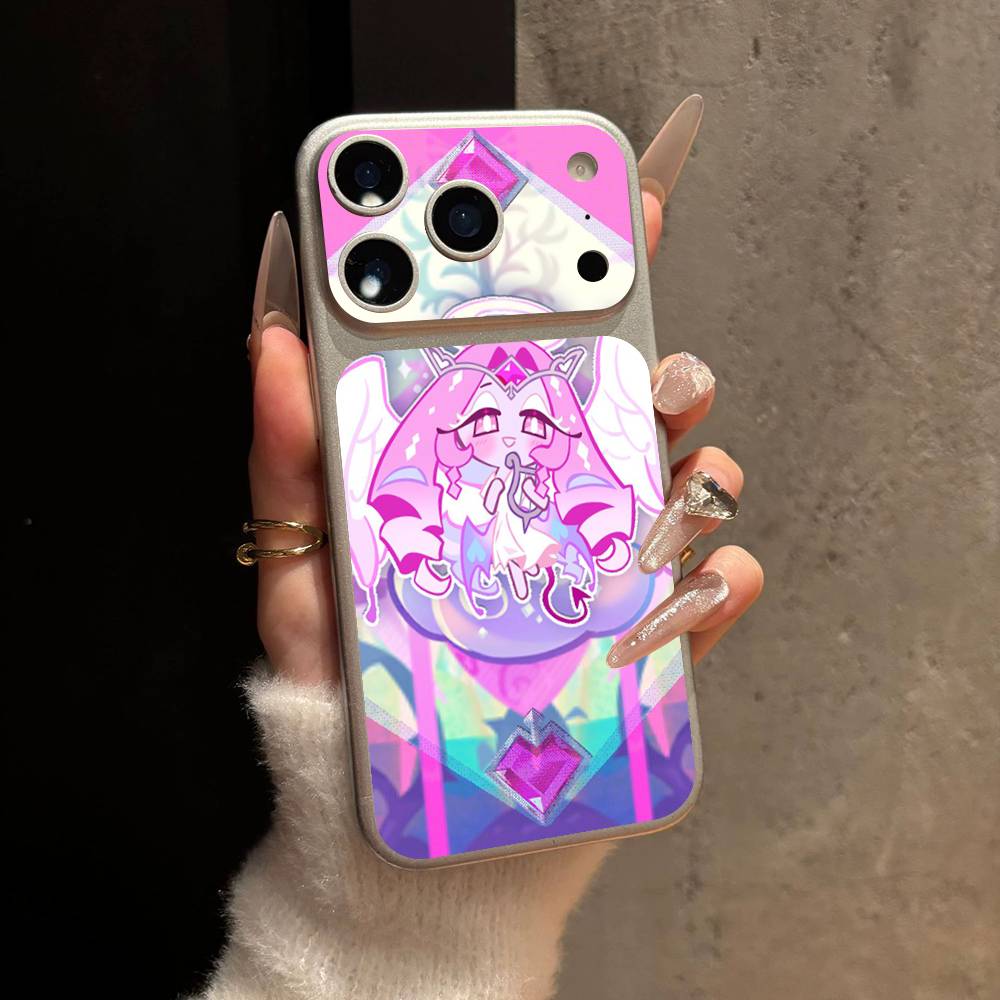 Mobile Game C-Cookie Run Kingdom Back Cover Decal Protective For Iphone 17 Pro Max Skin Sticker Back Protective